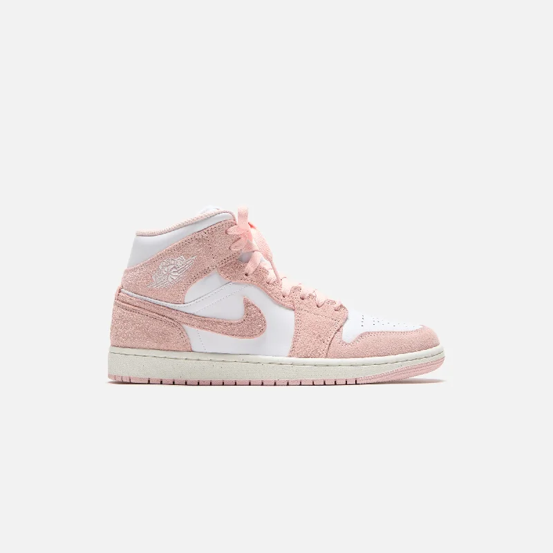 Men's shock - absorbing trail running sneakersJordan Air Jordan 1 Mid SE - White / Legend Pink / Sail