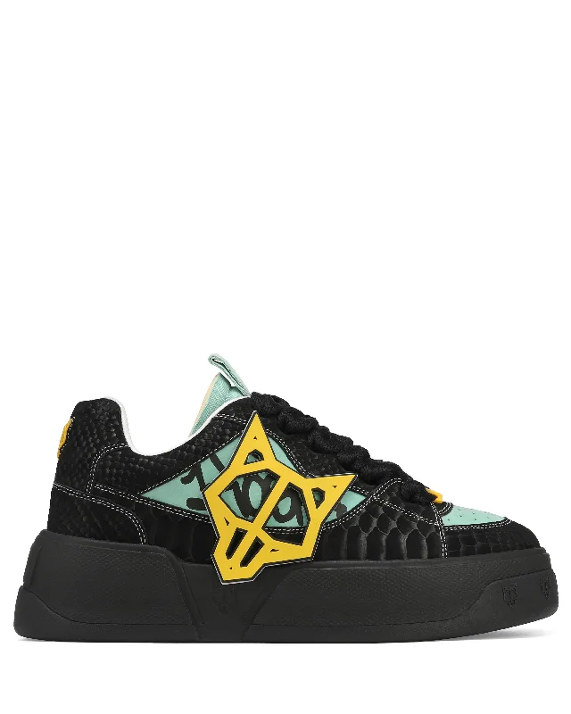 Men's adjustable - strap sneakers for a customized fitKosa Black Snake