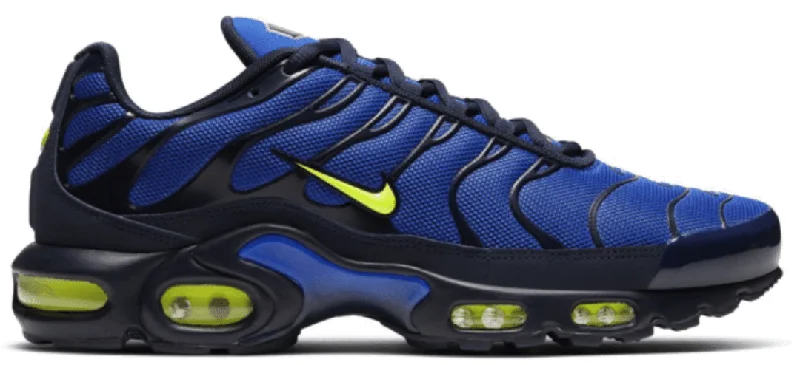 Men's waterproof sneakers for rainy daysMen’s Nike Air Max Plus ‘Hyper Royal/Volt-Obsidian’