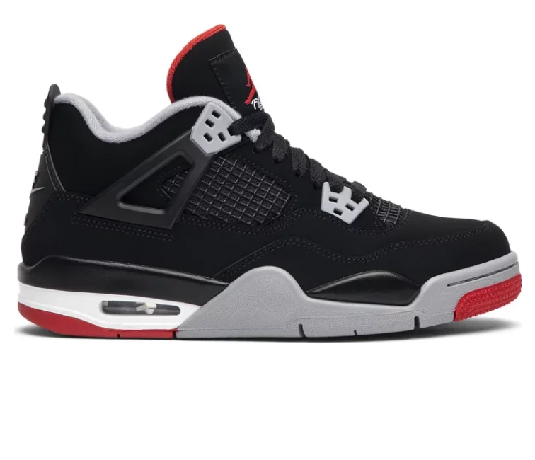 Men's classic - style sneakers with a modern twistMen's Nike Air Jordan 4 Retro (BRED 2019)