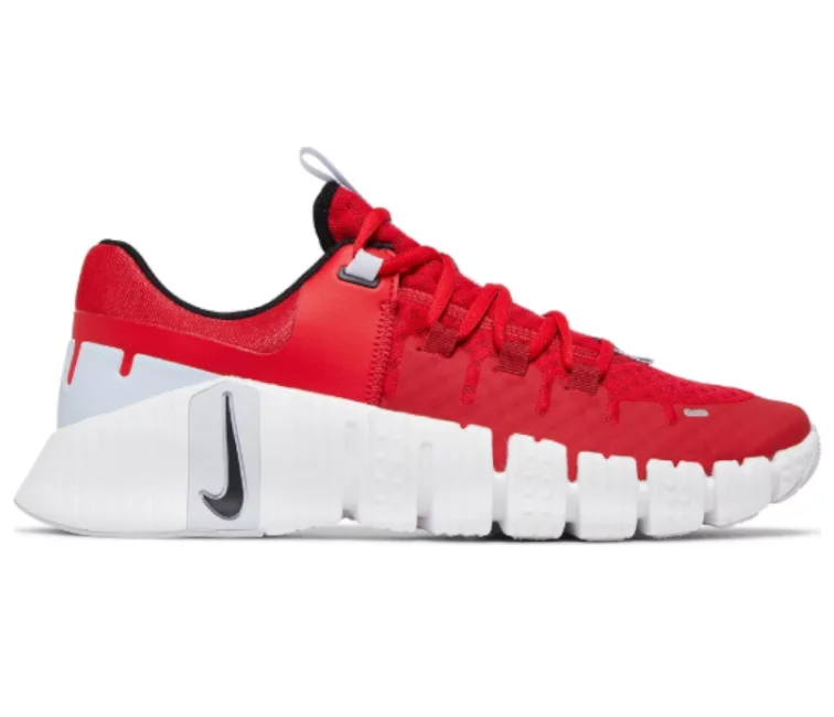 Men's lightweight training sneakers for CrossFit workoutsMen's Nike Free Metcon 5 (University Red)