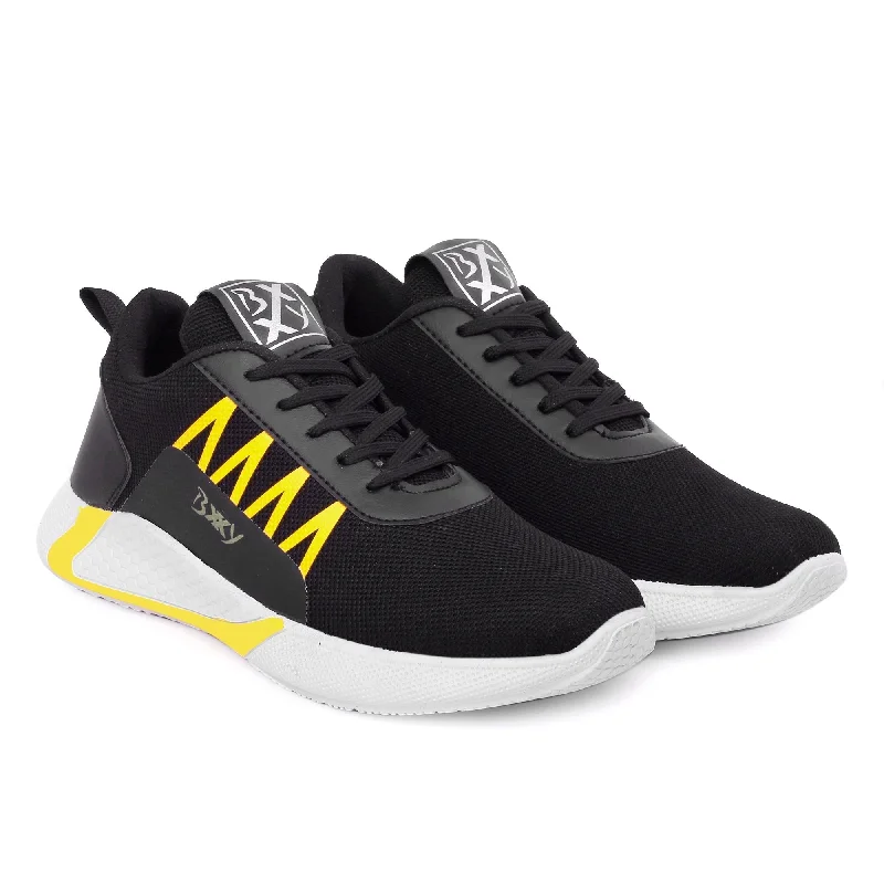 Men's navy blue suede sneakers with gold - toned eyeletsMen's Trendiest Casual Sports Running Shoes