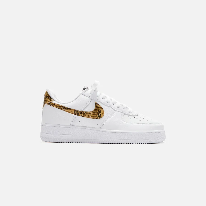 Men's breathable sneakers for hot summer daysNike Air Force 1 Low - White / Elemental Gold / Dark Haze