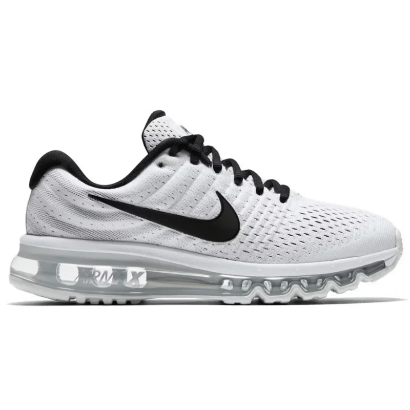 Men's memory - foam insole sneakers for added comfortMen’s Nike AirMax 2017 ‘White/Black/Pure Platinum’