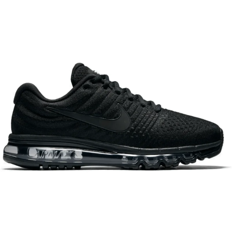 Men's fashion - forward sneakers with a unique tongue designMen’s Nike AirMax 2017 ‘Black/Black’ (Triple Black)