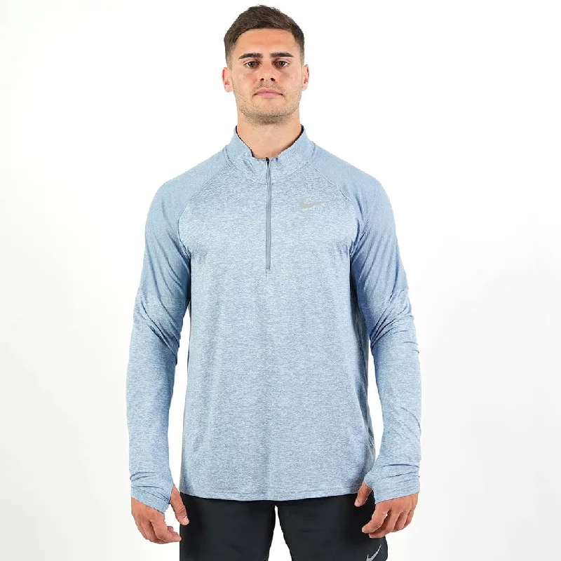 Men's athletic sneakers with a quick - dry liningNike Dri Fit Element 1/2 Zip Long Sleeve Top (Sky Blue)