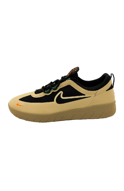 Men's affordable yet stylish sneakers for everyday wearNike SB Nyjah Free 2 Rattan Black Noble Green