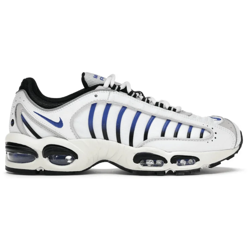 Men's multi - colored sneakers with a gradient effectMen’s Nike Air Max Tailwind IV ‘White/Racer Blue’