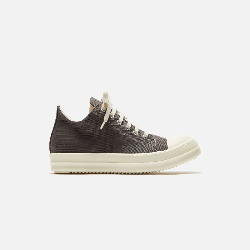 Men's high - end luxury sneakers with hand - stitched detailsRick Owens Scarpe Low Sneaker - Dark Dust / Milk / Milk