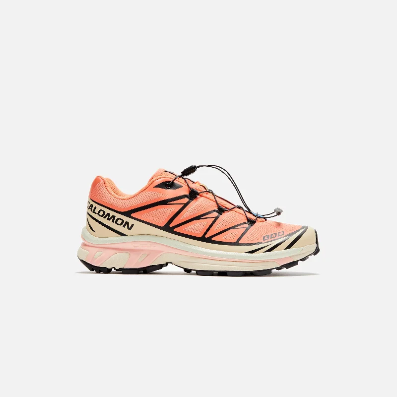 Men's affordable yet stylish sneakers for everyday wearSalomon XT-6 - Living Coral / Black / Cement