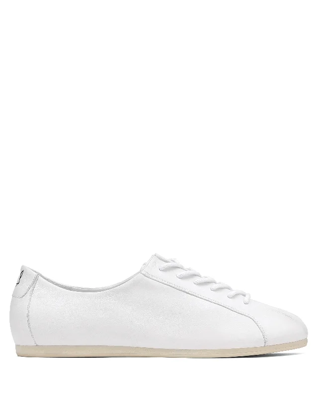 Men's breathable sneakers for hot summer daysToffee White Leather