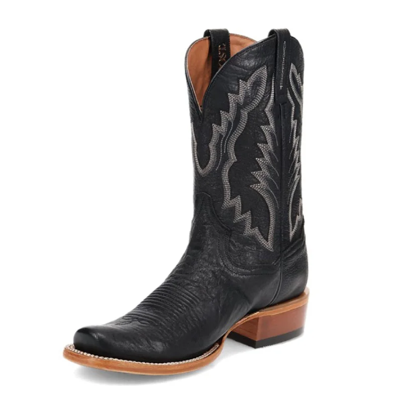 Men's western boots with a high - heeled design and a pointed toeDan Post Men's Black Boerne Cutter Boots