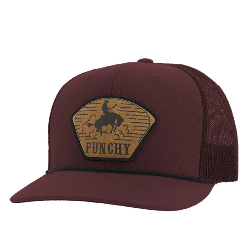 Men's genuine leather western boots with a snake - skin inlayHooey "Cavvy" Punchy Snapback Cap