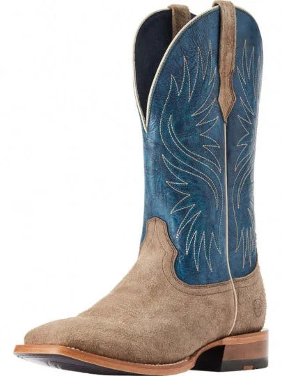 Men's western boots with a leather - wrapped heel and a smooth finishAriat Men's Circut Boot