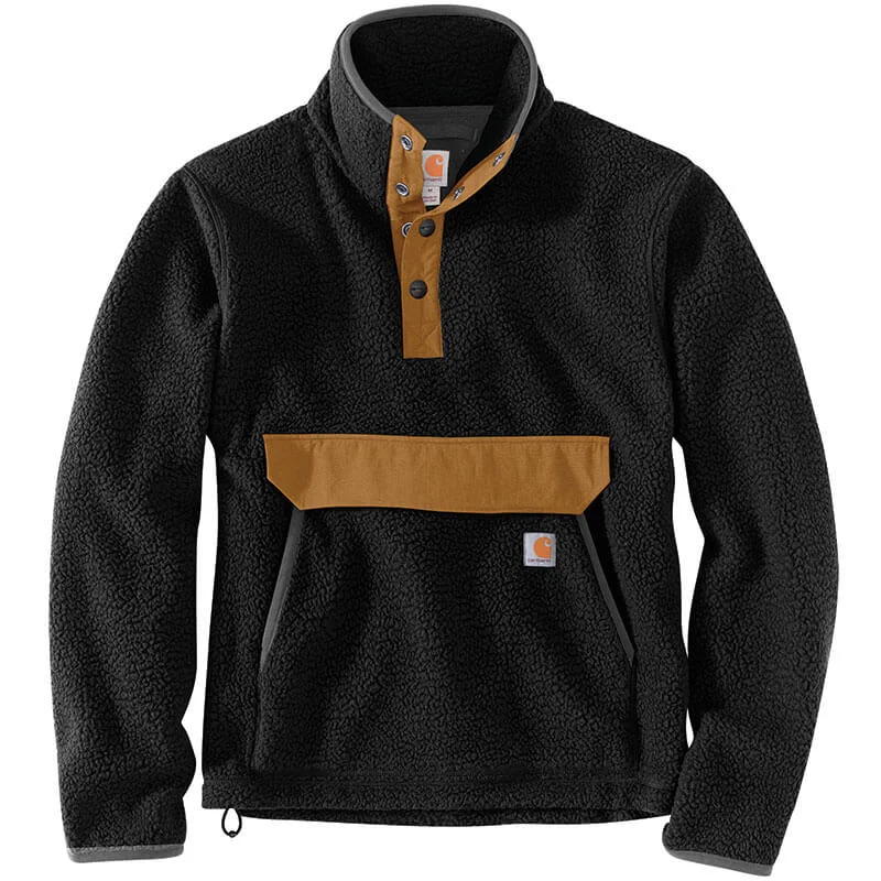 Men's western boots with a scalloped edge and a pull - on strapCarhartt Men's Black Fleece Pullover