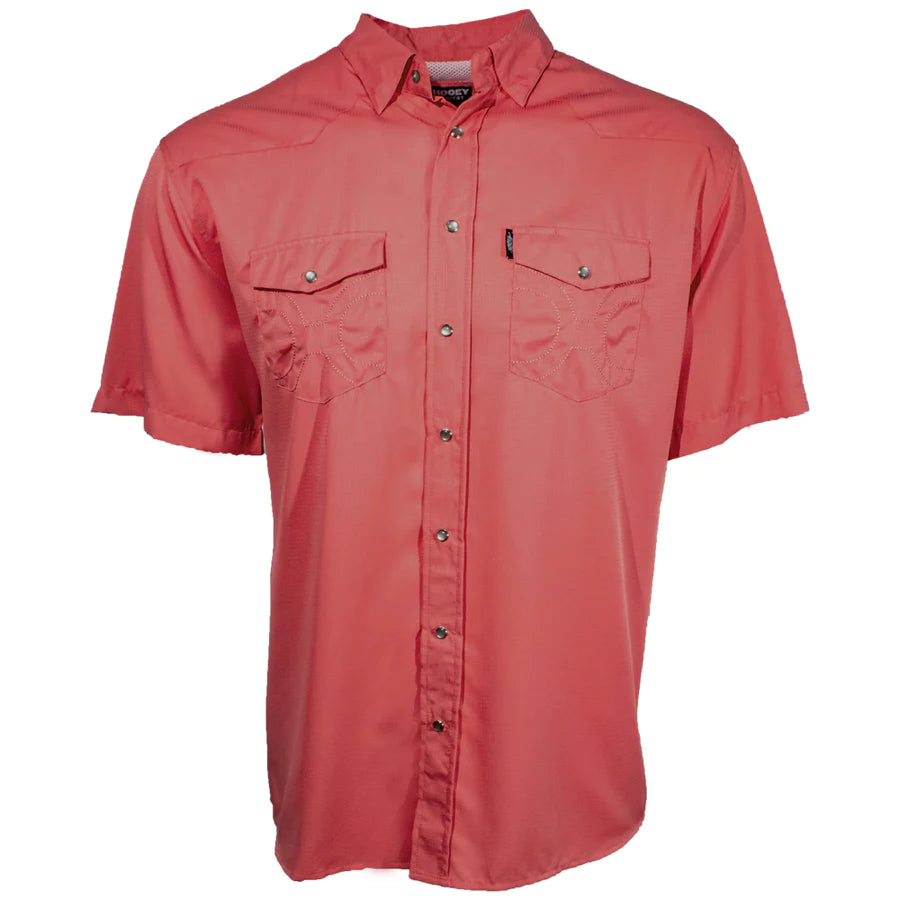 Alligator - embossed men's western boots for a bold statementHooey Men's Sol Tea Rose Shirt