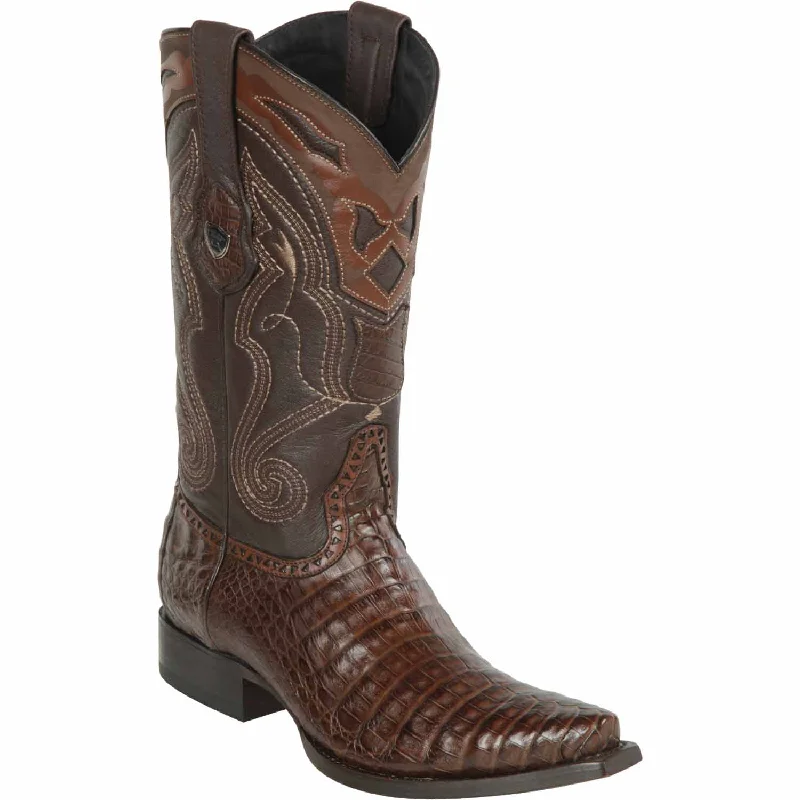 Men's western boots with a leather lining and a padded insoleMen's Wild West Caiman Belly Skin Snip Toe Boot 2948207