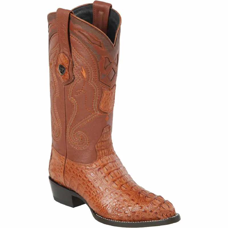 Alligator - embossed men's western boots for a bold statementMen's Wild West Caiman Hornback Skin J Toe Boot 2990203