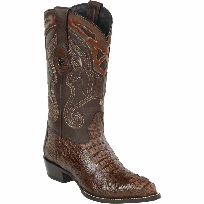 Men's western boots with a silver - toned hardware and accentsMen's Wild West Caiman Hornback Skin J Toe Boot 2990207