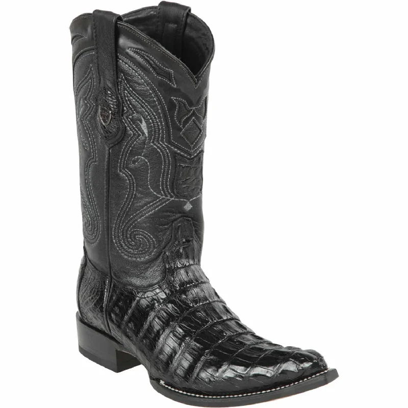 Alligator - embossed men's western boots for a bold statementMen's Wild West Caiman Tail Skin 3X Toe Boot 2950105