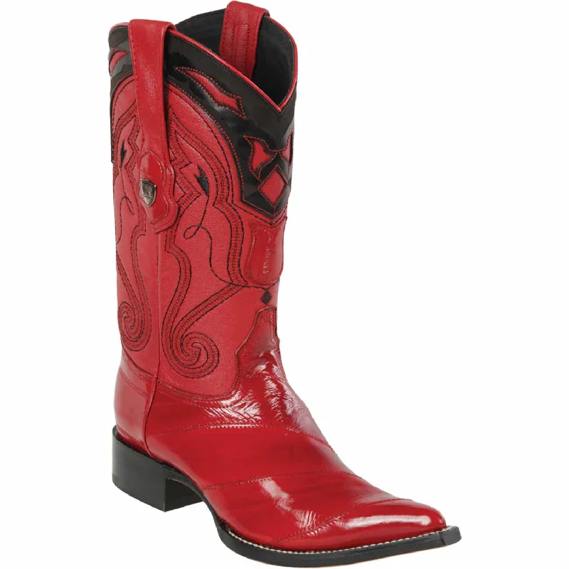 Men's western boots with a leather lining and a padded insoleMen's Wild West Eel Skin 3X Toe Boot 2950812