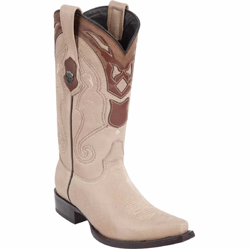 Men's western boots with a high - quality leather upper and a suede liningMen's Wild West Genuine Leather Snip Toe Boot 2942709