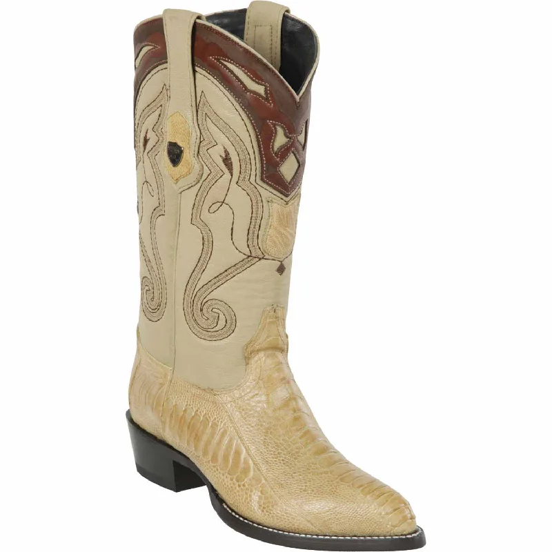 Men's western boots in a rich brown or black leatherMen's Wild West Ostrich Leg Skin J Toe Boot 2990511