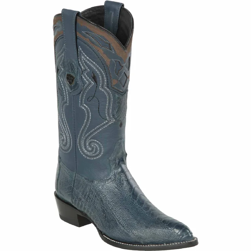 Men's western boots with a leather lining and a padded insoleMen's Wild West Ostrich Leg Skin J Toe Boot 2990514