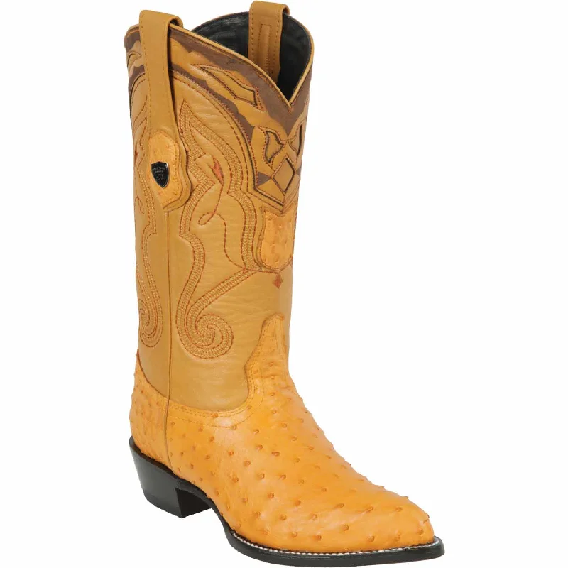 Alligator - embossed men's western boots for a bold statementMen's Wild West Ostrich Skin J Toe Boot 2990302