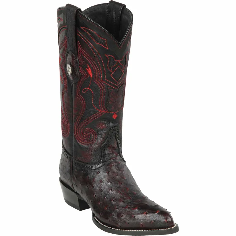 Alligator - embossed men's western boots for a bold statementMen's Wild West Ostrich Skin J Toe Boot 2990318