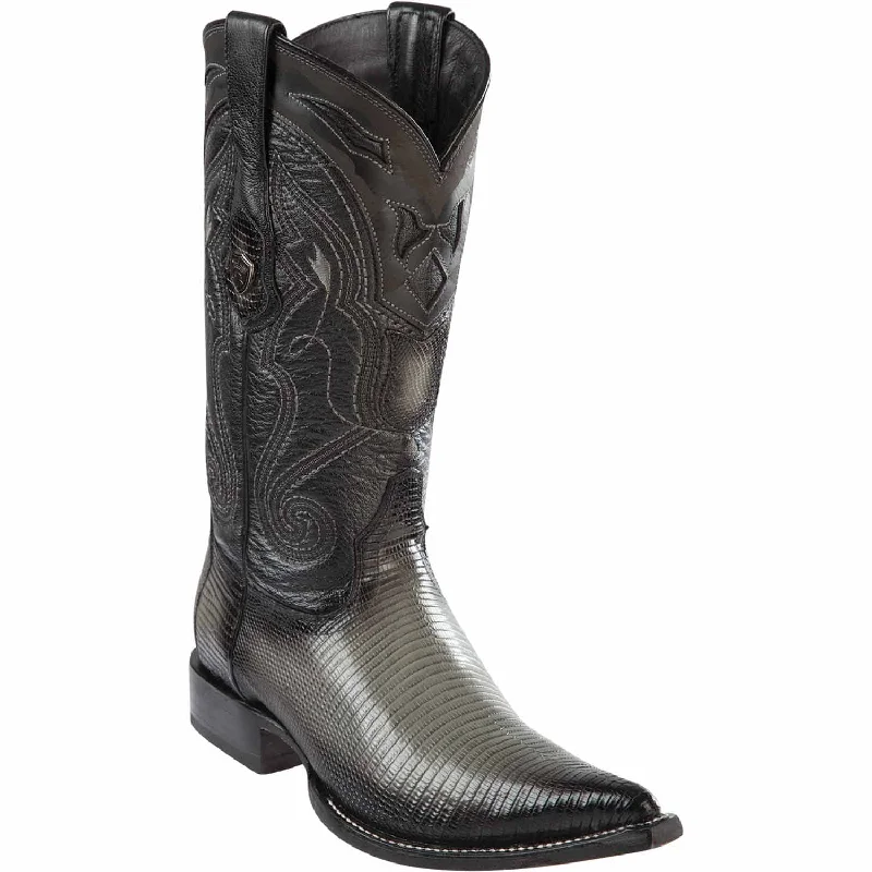 Alligator - embossed men's western boots for a bold statementMen's Wild West Ring Lizard Skin 3X Toe Boot 2950638