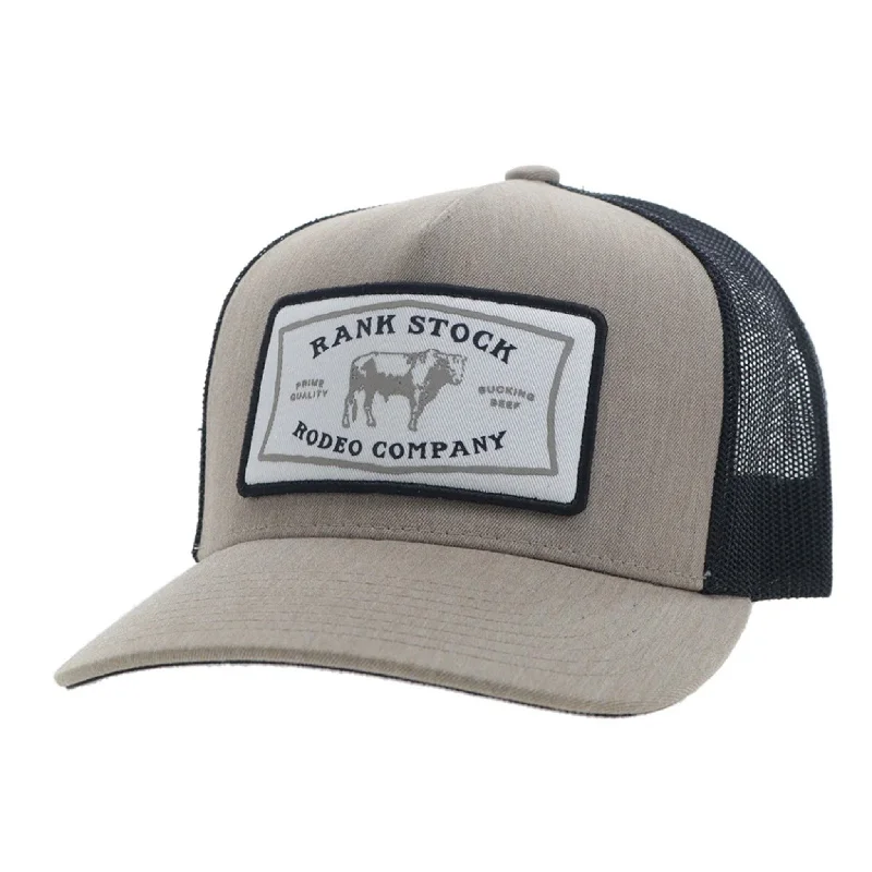 Men's western boots with a silver - toned hardware and accentsHooey "Rank Stock" Snapback Cap