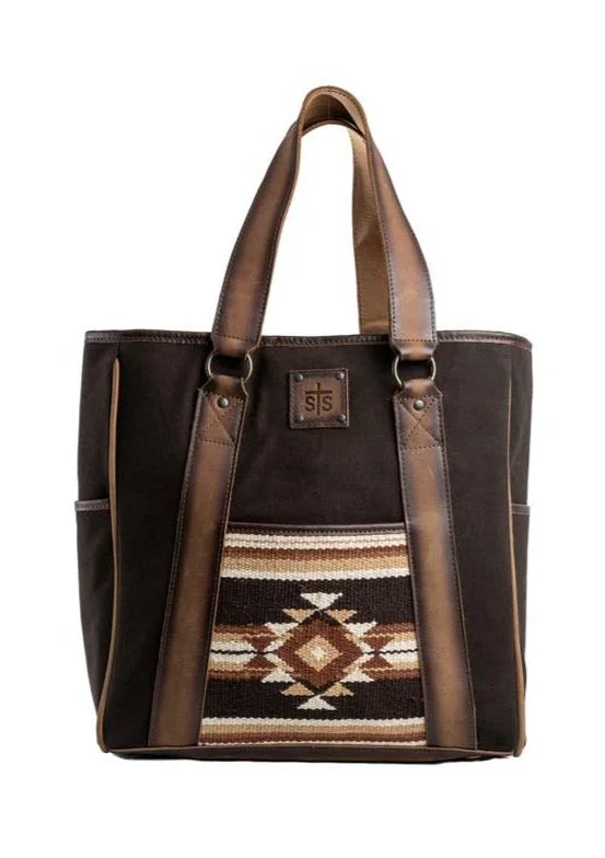 Western - style men's boots with intricate tooling and stitchingSTS Ranchwear Sioux Falls Tote