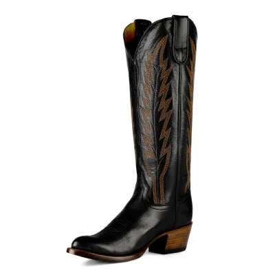 Men's western boots with a silver - toned hardware and accentsMacie Bean Women's Black Durango Boot