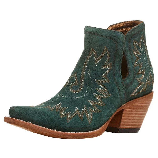 Men's western boots with a scalloped edge and a pull - on strapAriat Ladies' Poseidon Dixon Boot